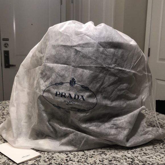 Prada Black Unisex Nylon Tessuto Front Zip Backpack (Large) - Picture 14 of 15